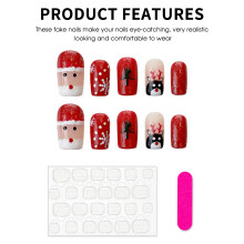 (XS) Santa Claus Glossy Press On Nails