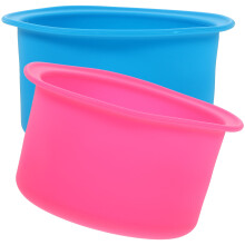 2 unidades recipiente cera depilatória com aquecedor e panela silicone
