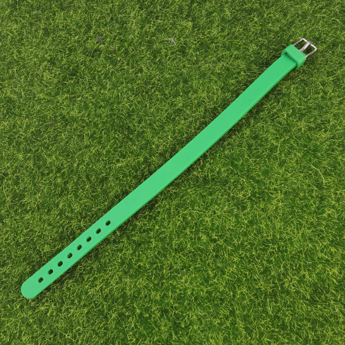 Einfaches Silikonarmband Einheitsfarbig Grün Für Kinder 2