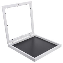 shadow box frame with shatter-resistant glass 12.97x12.97x1.45in