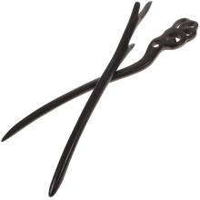 10Pcs Black Wood Hair Chopsticks Elegant Hair Accessories for Girls