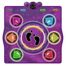 Elektronisk Dansmatta Trådlös BT Dansmatta Familjemusikspelmatta för Barn och Vuxna för Träning och Spel
