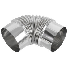 Stainless Steel Spisrör Värmeugn Rökkanal Skorstensböj Avgasrör