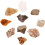 20Pièces Spécimens De Roches Naturelles Pour Collection Et Décor 2