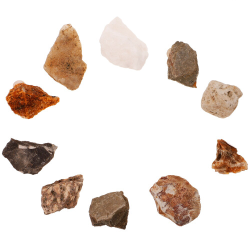 20Pièces Spécimens De Roches Naturelles Pour Collection Et Décor 2