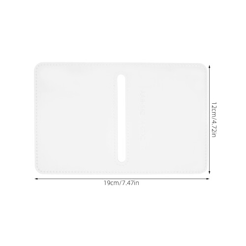 Clear Acrylic Leather Pattern Template for DIY Card Holder Making 1