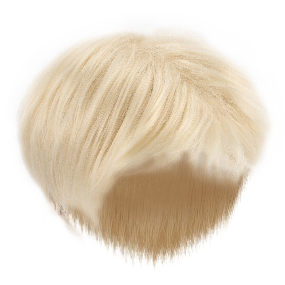 Iplusmile Unisex Men Cosplay Wig Hair Accessory Male Wig Piece Human Hair Extension