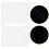 Clear Acrylic Leather Pattern Template for DIY Card Holder Making 8