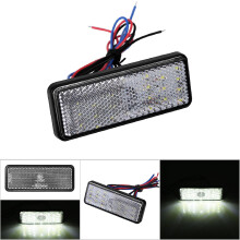 Universale Motorrad-LED-Rücklicht 12V Weiß, 24 SMD, Wasserdicht