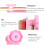 2Pièces Outil Rouleuse Papier Quilling DIY Rose Confortable Durable 5