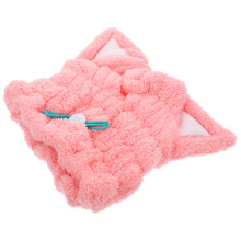 2 Count Dry Hair Cap Child Fitness Cartoon Towel Wrap Drying Hat