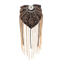 Diy Vintage Quaste Kette Metall Schulterklappe Abzeichen Kostüm Deko