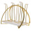 2Pcs Household Golden Iron Cup Organizer Rack Space-Saving Design 1
