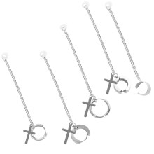 9Teile Ohrhänger Für Wireless Kopfhörer Aus Titanstahl Silber