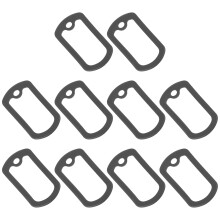 10Stk Silikon Schutzcover Für Hundemarken & Robust