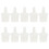 100Pcs White ABS Lash Glue Bottle Plugs Durable Eyelash Extension Caps 3