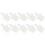 100Pcs White ABS Lash Glue Bottle Plugs Durable Eyelash Extension Caps 5