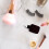 100Pcs White ABS Lash Glue Bottle Plugs Durable Eyelash Extension Caps 10