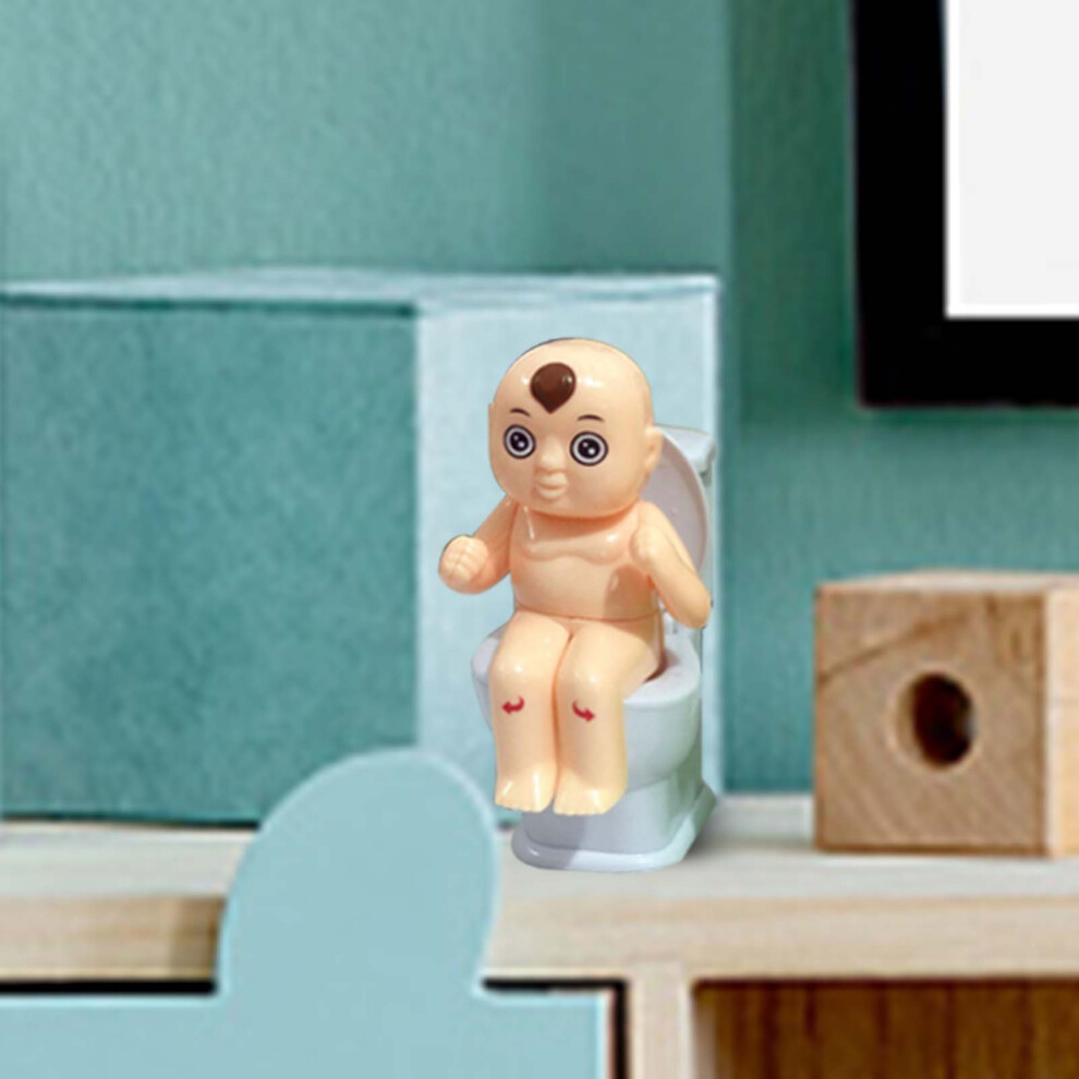 Penghui-Toys (White) Funny Squirting Toilet Toy Prank Gift For Kids