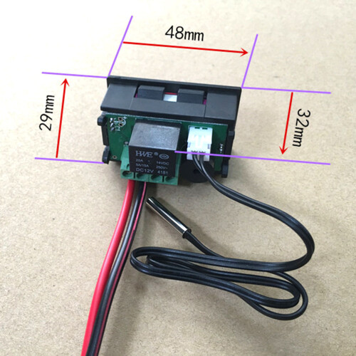 12V lcd-display precisie programmeerbare thermostaat voor thuis 2