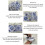 64Pcs Mediterranean Tile Sticker 10cm Removable 5
