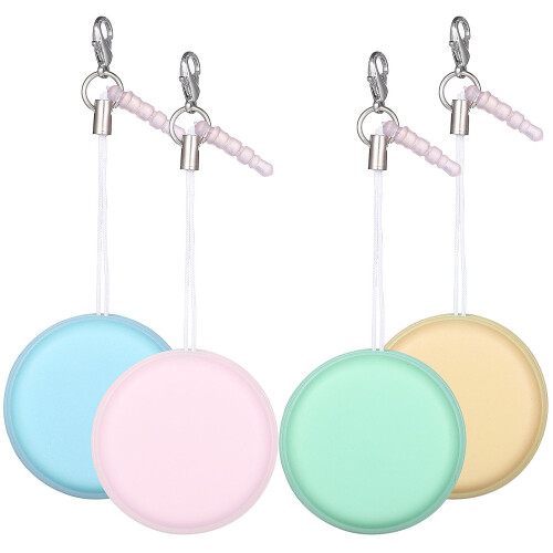 10pcs transparent type-c port plugs charging accessories