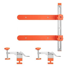 Drawer Slide Installation Jig Kit,Drawer Slide Tool,Precision Cabinet Hardware Jig,Shelf Pin Jig Hinge Jig for Cabinets