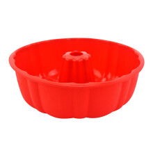 (red) Silicone Pumpkin Cake Baking Mould Tools Lightweight Reusable Easy Cleaning Pan for Home Kitchen Cooking Tool