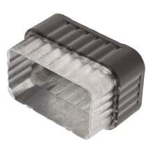 aluminum alloy drain pipe adapter for downspout to tile converter