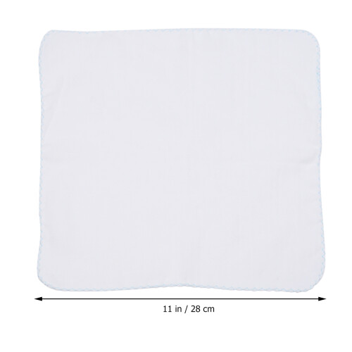 10Pièces Petits Mouchoirs Coton Double Couche Pour Bébé Et Maquillage 1
