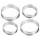4pcs round pizza saucing rings, heat-resistant baking tools 3