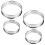 4pcs round pizza saucing rings, heat-resistant baking tools 4