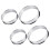 4pcs round pizza saucing rings, heat-resistant baking tools 5