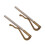 Brieftasche Scheckhalter Metall Geldscheinklammer Kartenhalter 2Stück 1