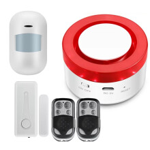 Tuya  Home Security Alarm System Kit WiFi Burglar Alarm Motion Door Window Detection Human Body Detection Sensor