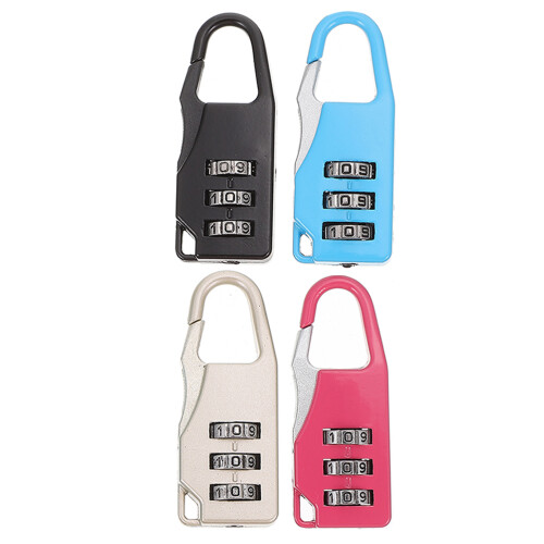 16 Pcs 3-Digit Password Luggage Locks Suitcase Padlocks
