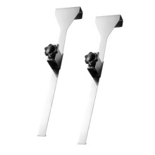 2 Pieces Adjustable Drawer Installer Tool Stainless Steel 10.4x2inch Multifunctional Accessories Sturdy Fixing Clamp
