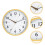 Motion Sensor Lights Indoor Battery Garden Wall Clock Office 4