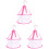 3 Count Powder Puff Hanging Drying Net Makeup Brushes Rack Tool Pad 4