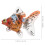 4Pcs Simulation Goldfish Models Plastic Fish Figurines for Home Decor 2