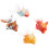 4Pcs Simulation Goldfish Models Plastic Fish Figurines for Home Decor 6