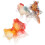 4Pcs Simulation Goldfish Models Plastic Fish Figurines for Home Decor 10