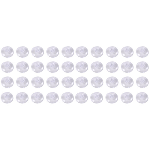 400 Pcs Clear Silicone Ear Pin Safety Backs Comfortable Ear Stoppers 1