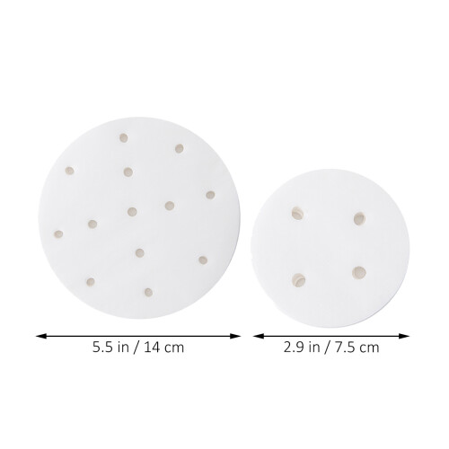 200 Sheets Disposable Perforated Steamer Liners Baking Paper 1