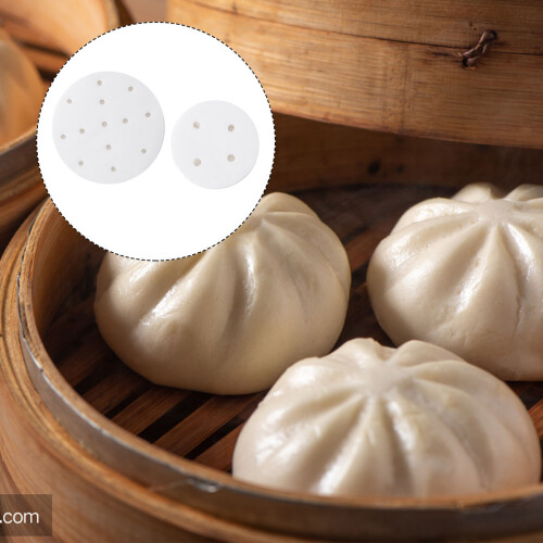 200 Sheets Disposable Perforated Steamer Liners Baking Paper 2