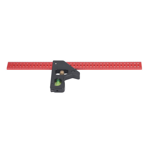 Adjustable Sliding Ruler Aluminum Alloy 40cm 90/45 Degree Angles 2