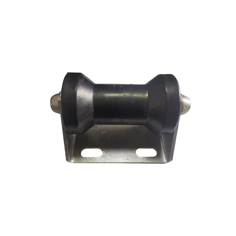 Stationary Keel Roller Assembly Galvanized Steel Boat Trailer Rollers With Brackets Keel Roller Assembly Part 4 Inch Black 6032583374234