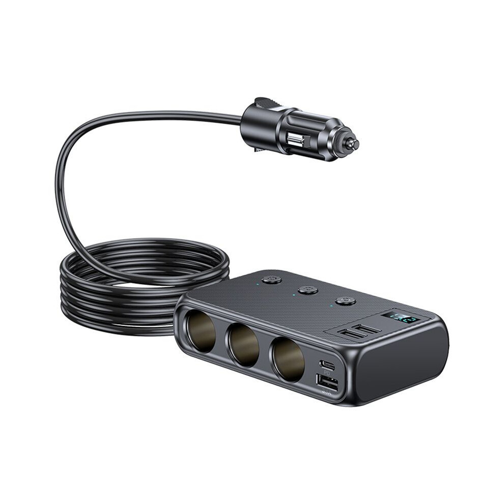 128W Car Charger Splitter Multi Pd30w Cigarette Lighter Adapter Car Cigarette Lighter Socket Splitter With 6032381110799