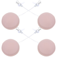 4 Stuks Telefoondoekjes Macaron Vorm Roze Pp Voor Techgebruikers