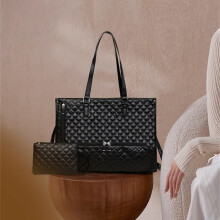 (Black) 2-in-1 Handheld Lunch Laptop Bag Insulated Lunch Bag 5-Hour Freshness for Work Picnic or Travel